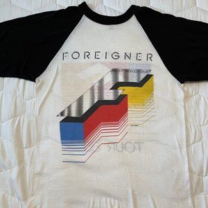 FOREIGNER TOUR 85 VINTAGE T-SHIRT